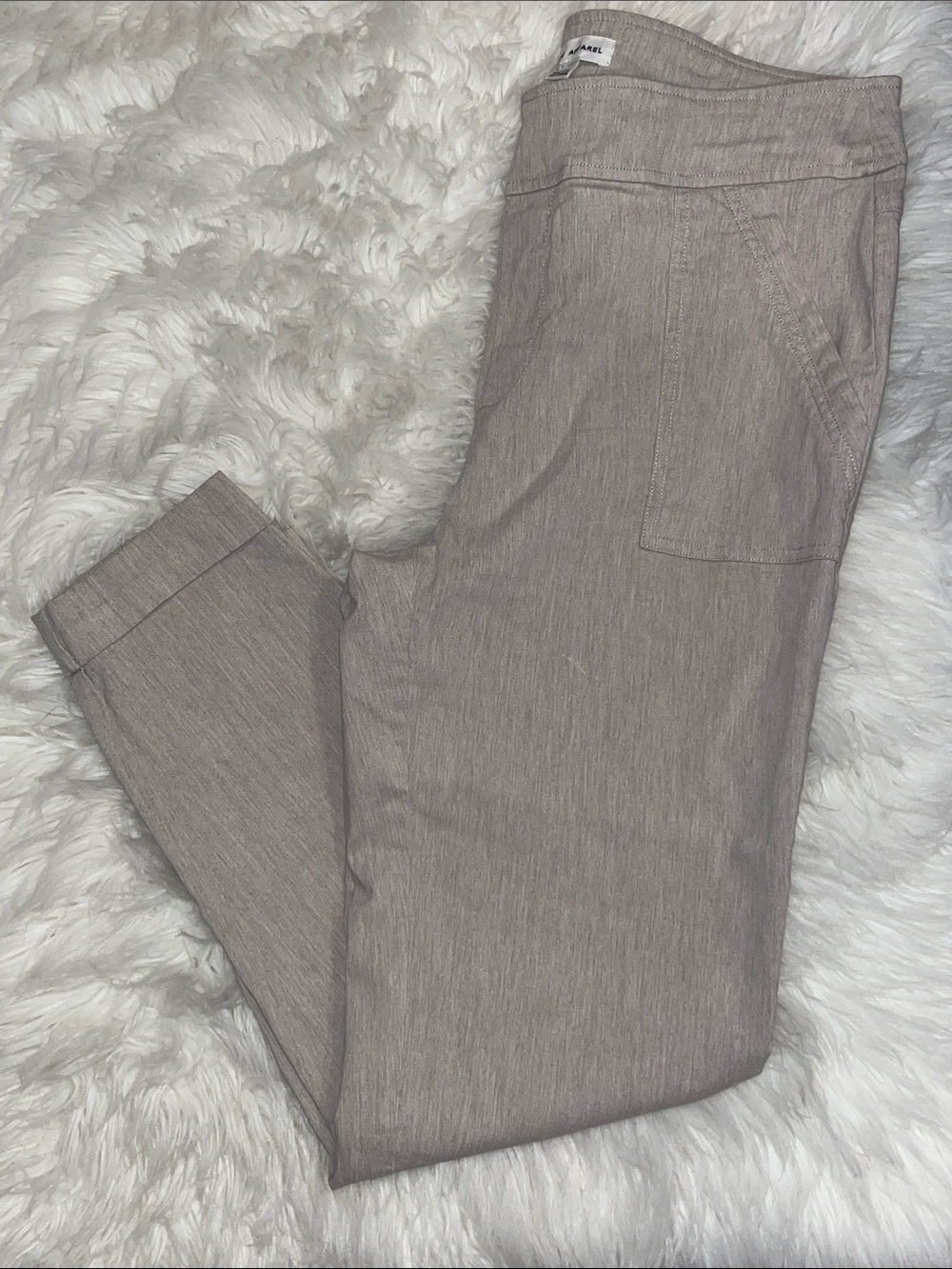 Neutral Beige Skinny Pants